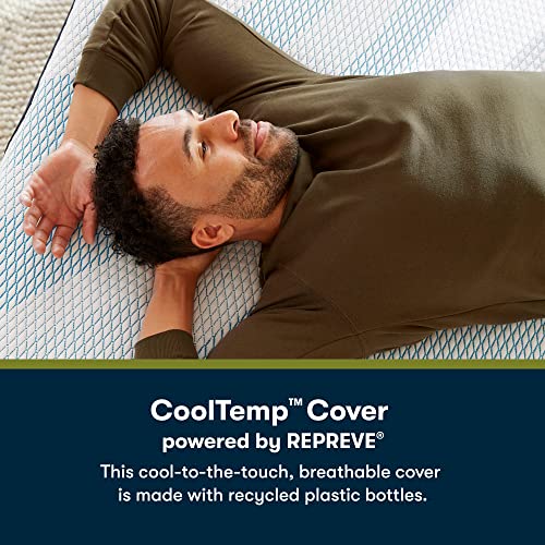 Serta - iComfortECO F15GL Firm 12.5" Full Smooth Top Memory Foam Mattress, Cooling, Pressure Relief, Utilizing Recycled and Plant-based Material, 100 Night Trial, CertiPUR-US Certified