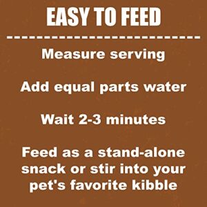 Whole Life Pet Freeze Dried Diced Eggs for Dogs and Cats. Fully Cooked Just Add Water. Healthy Skin, Strong Bones, Picky Eaters. Human Grade Quality