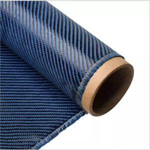 BARTOO 59" x 12" Carbon Fabric Cloth 3K Fabric Cloth (150cmx30cm) 220gsm High Strength Carbon Fiber Fabric (150cmx30cm, Blue, 1)