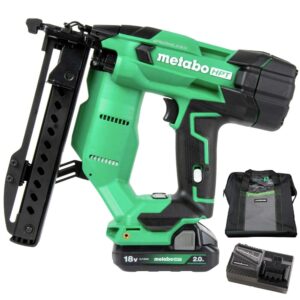 metabo hpt 18v multivolt™ cordless stapler kit | 1/4-inch 18-ga narrow crown | accepts 1/2-inch up to 1-1/2-inch 18-ga 1/4-inch staples | includes 18v 2.0ah battery | lifetime tool warranty | n1804da