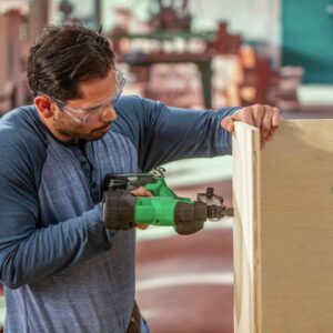 Metabo HPT 18V MultiVolt™ Cordless Stapler Kit | 1/4-Inch 18-Ga Narrow Crown | Accepts 1/2-Inch up to 1-1/2-Inch 18-Ga 1/4-Inch Staples | Includes 18V 2.0Ah Battery | Lifetime Tool Warranty | N1804DA