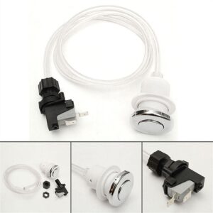 xinbalove toilet tank button on/off push button switch jetted jet bath hot tub spa hose air pool 1m hose air pressure switch rated at 16amp 125-250v push button toilet tank button replacement