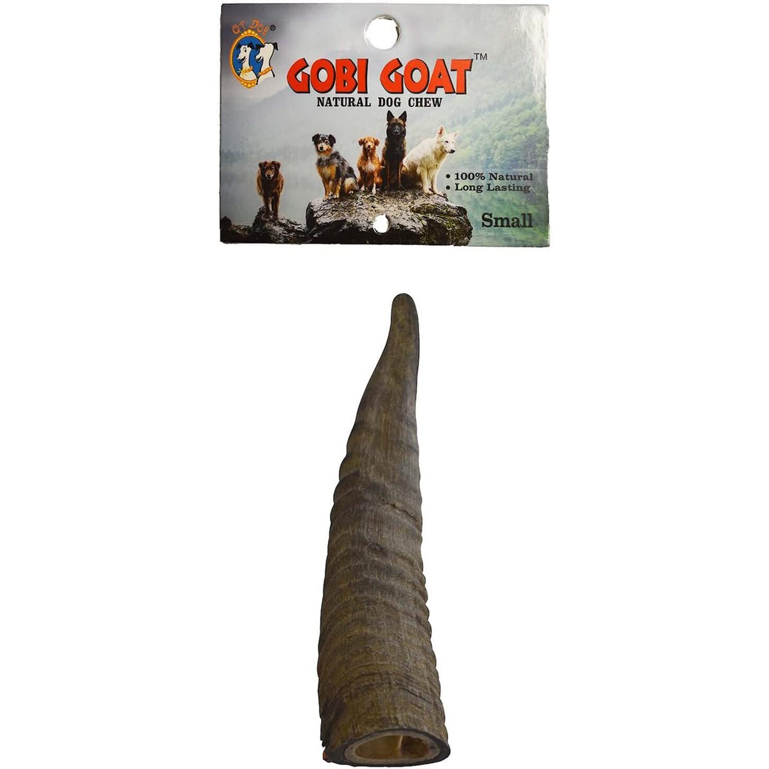 QT Dog Gobi Goat Horn Small - 3 Pack