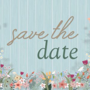 Stonehouse Collection | Wedding Save The Date Stationery Postcards | Wild Flower Save The Date Bridal Cards | (Save the Date)