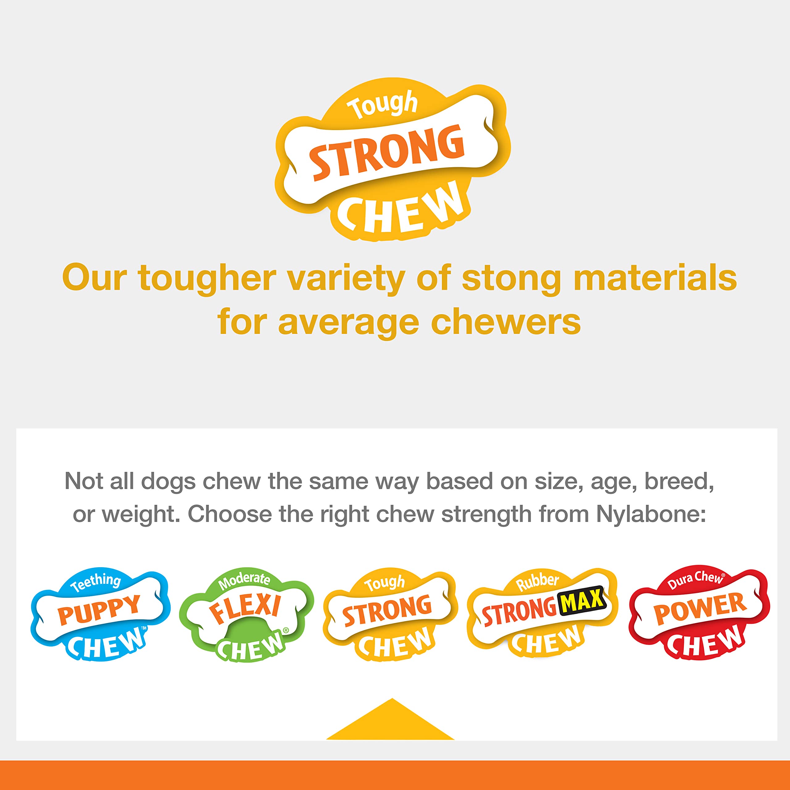 Nylabone Strong Chew Sneaky Snacker Treat Toy for Dogs, Interactive Dog Enrichment Chew Toys, Bacon Flavor, Large/Giant - Up to 50 lbs. (1 Count)