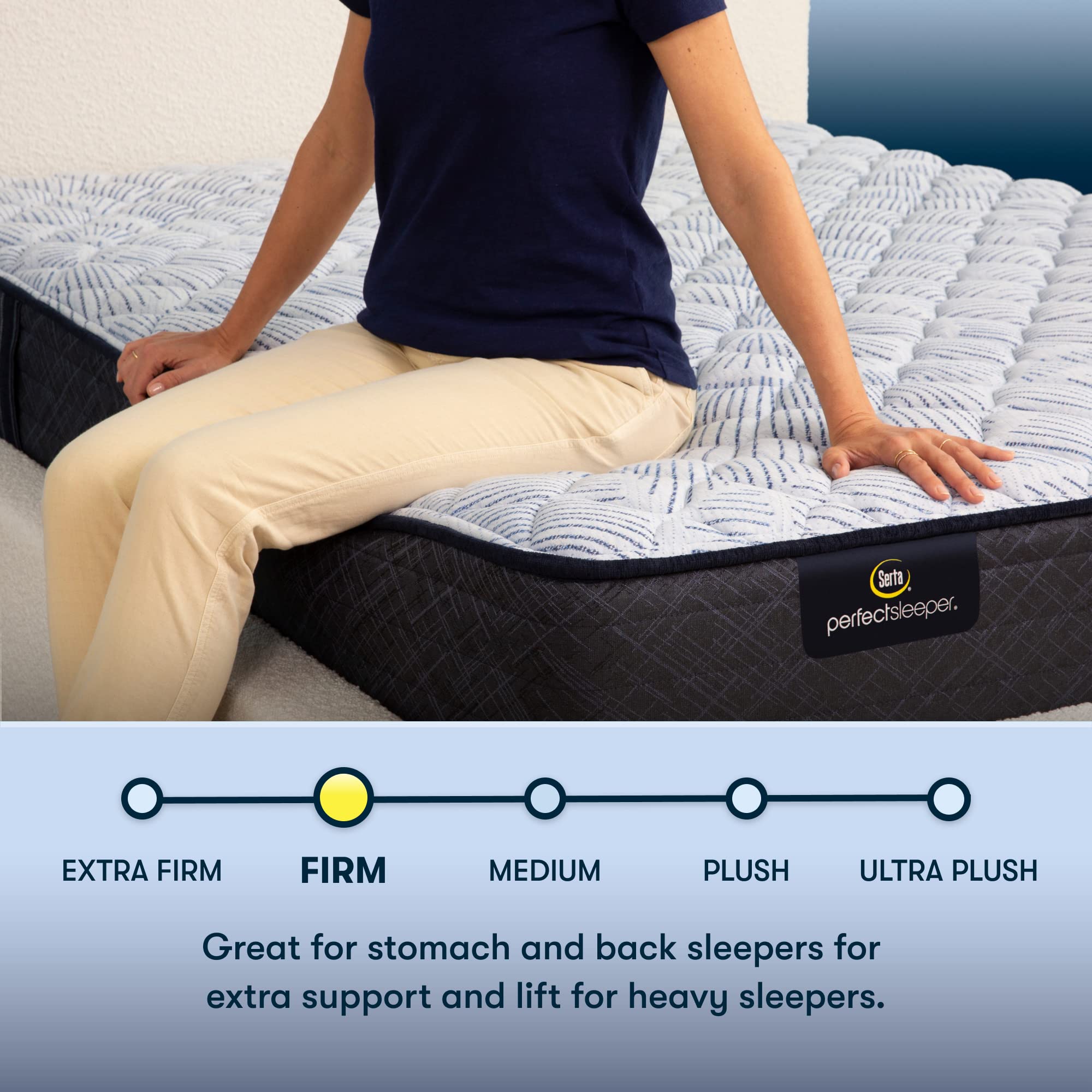 Serta Perfect Sleeper Enhanced 12" King Mattress - Firm, Cooling Gel Memory Foam, Pocket Innersprings for Motion Isolation, Edge Support, CertiPUR-US Certified - Nurture Night