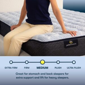 Serta Perfect Sleeper Enhanced 13.5" Queen Mattress - Medium, Cooling Gel Memory Foam, Pocket Innersprings for Motion Isolation, Edge Support, CertiPUR-US Certified - Nurture Night