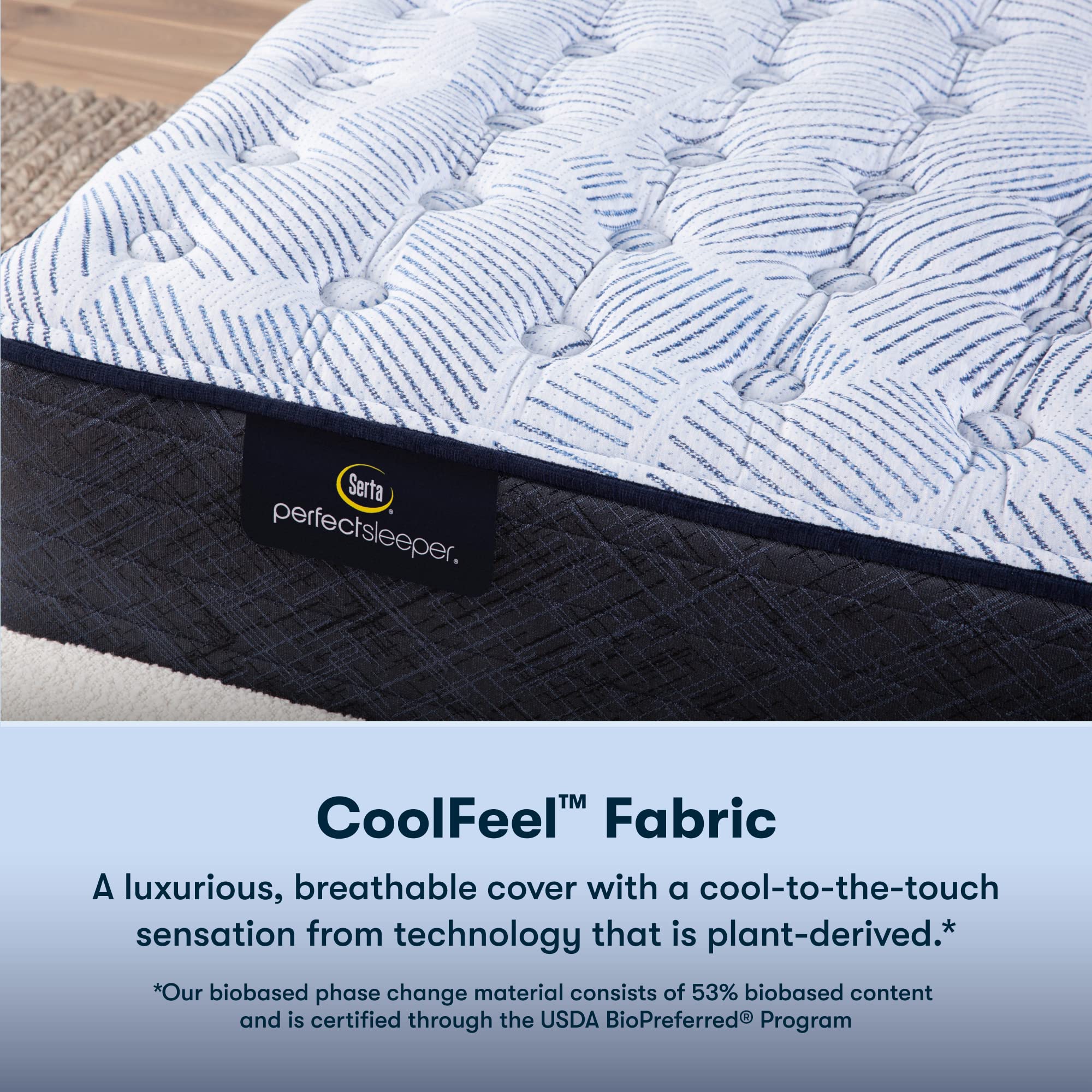 Serta Perfect Sleeper Enhanced 13.5" Full Mattress - Medium, Cooling Gel Memory Foam, Pocket Innersprings for Motion Isolation, Edge Support, CertiPUR-US Certified - Nurture Night