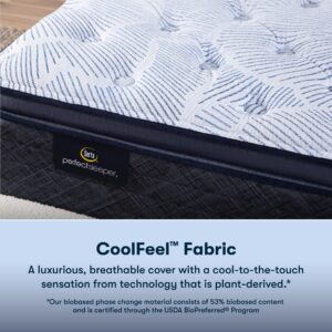 Serta Perfect Sleeper Enhanced 14.5" King Mattress - Plush Pillow Top, Cooling Gel Memory Foam, Pocket Innersprings for Motion Isolation, Edge Support, CertiPUR-US Certified - Nurture Night