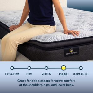 Serta Perfect Sleeper Enhanced 14.5" King Mattress - Plush Pillow Top, Cooling Gel Memory Foam, Pocket Innersprings for Motion Isolation, Edge Support, CertiPUR-US Certified - Nurture Night