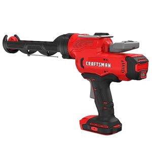 CRAFTSMAN V20 Caulk Gun, No Drip, Cordless, with anti-drip and variable speed, Tool Only (CMCE600B)