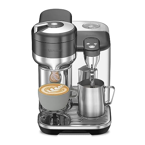 Nespresso the Vertuo Creatista Coffee and Espresso Maker by Breville, BVE850BST, Black Stainless Steel