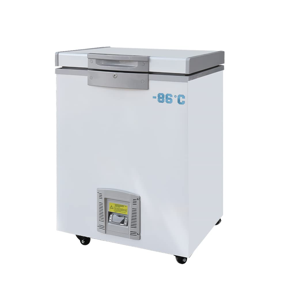 -86°C Ultra-Low Temperature Freezer 28L Lab Cryogenic Freezer -123 °F Samples Flash Freezer for Laboratory Samples Storage (28L)