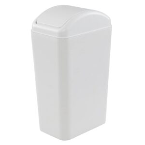 kiddream 14 l/ 3.6 gallon small waste bin with lid, plastic garbage trash can