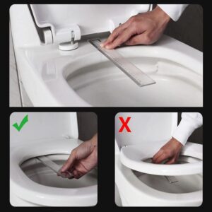 RADAAB Non-Electric Bidet Attachment for Toilet- Retractable Dual Nozzle with Adjustable Water Pressure, Fresh Water Bidet Toilet Seat Attachment,Easy to Install