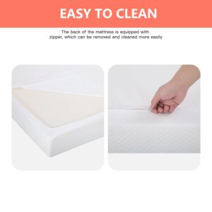 FDW 5 Inch Gel Memory Foam Mattress Medium-Firm Mattress for Pressure Relief & Cooler Sleep Mattress for Kid Adults Fiberglass Free CertiPUR-US Certified Mattress in a Box, Full