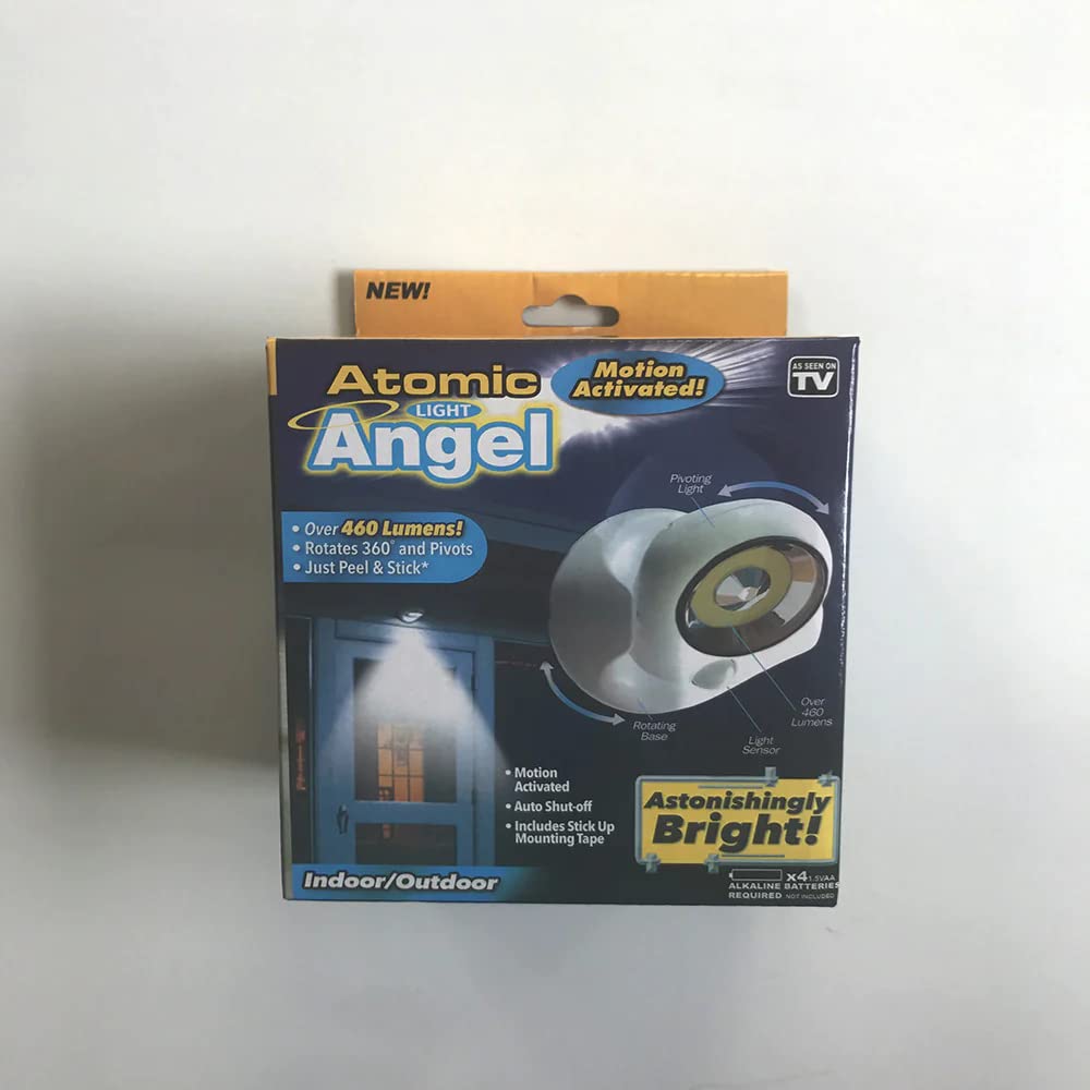 Exterior- Atomic Angel Light- Bright- Wireless Security Light White