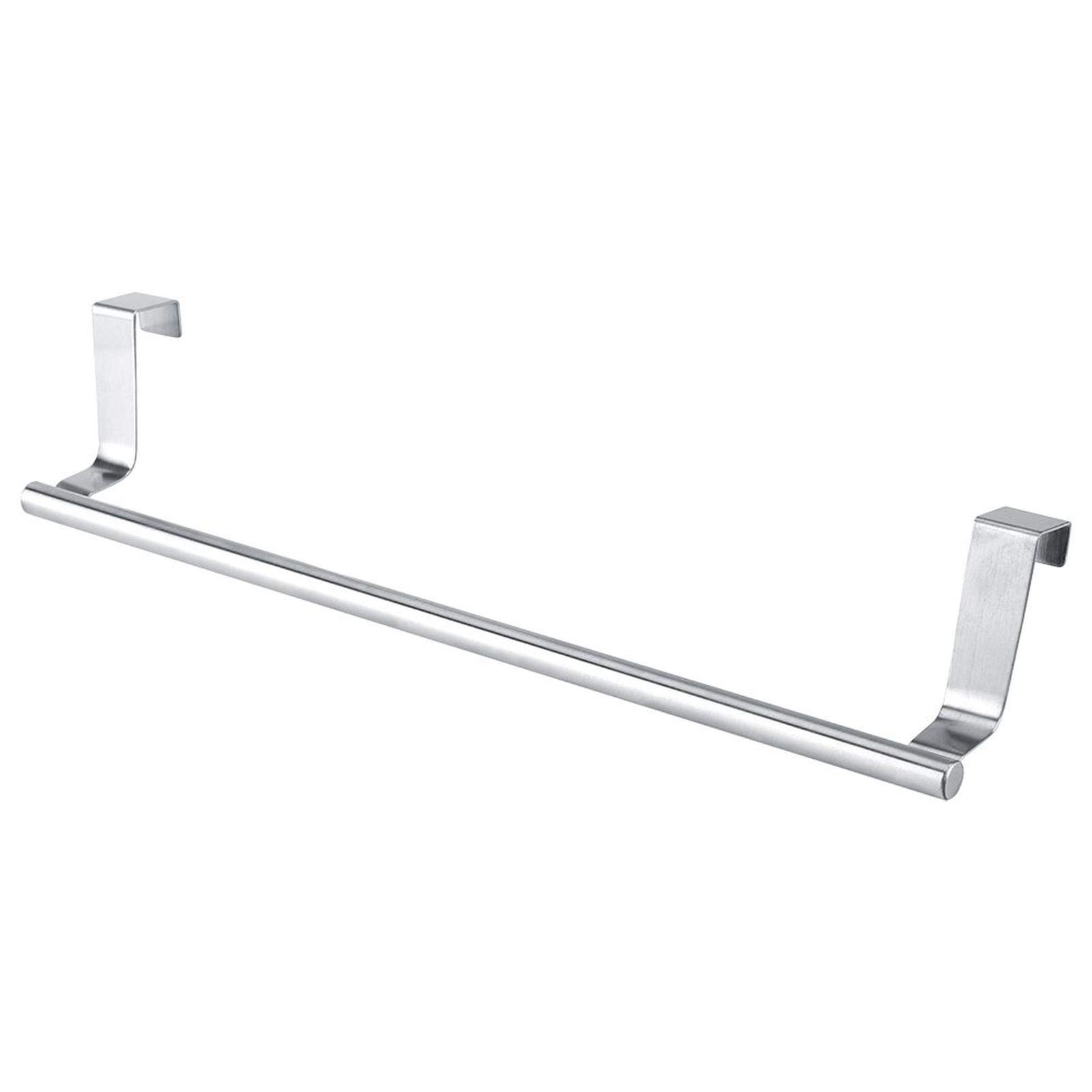 Stainless Steel Towel Stainless Steel Towel Bar Rail,Wall Mounted Towel Rod Dish Clothes Hanger, Bathroom Kitchen Towel Hanging Rack Caet Drawer Shelf Stainless Steel 36cm bar trac