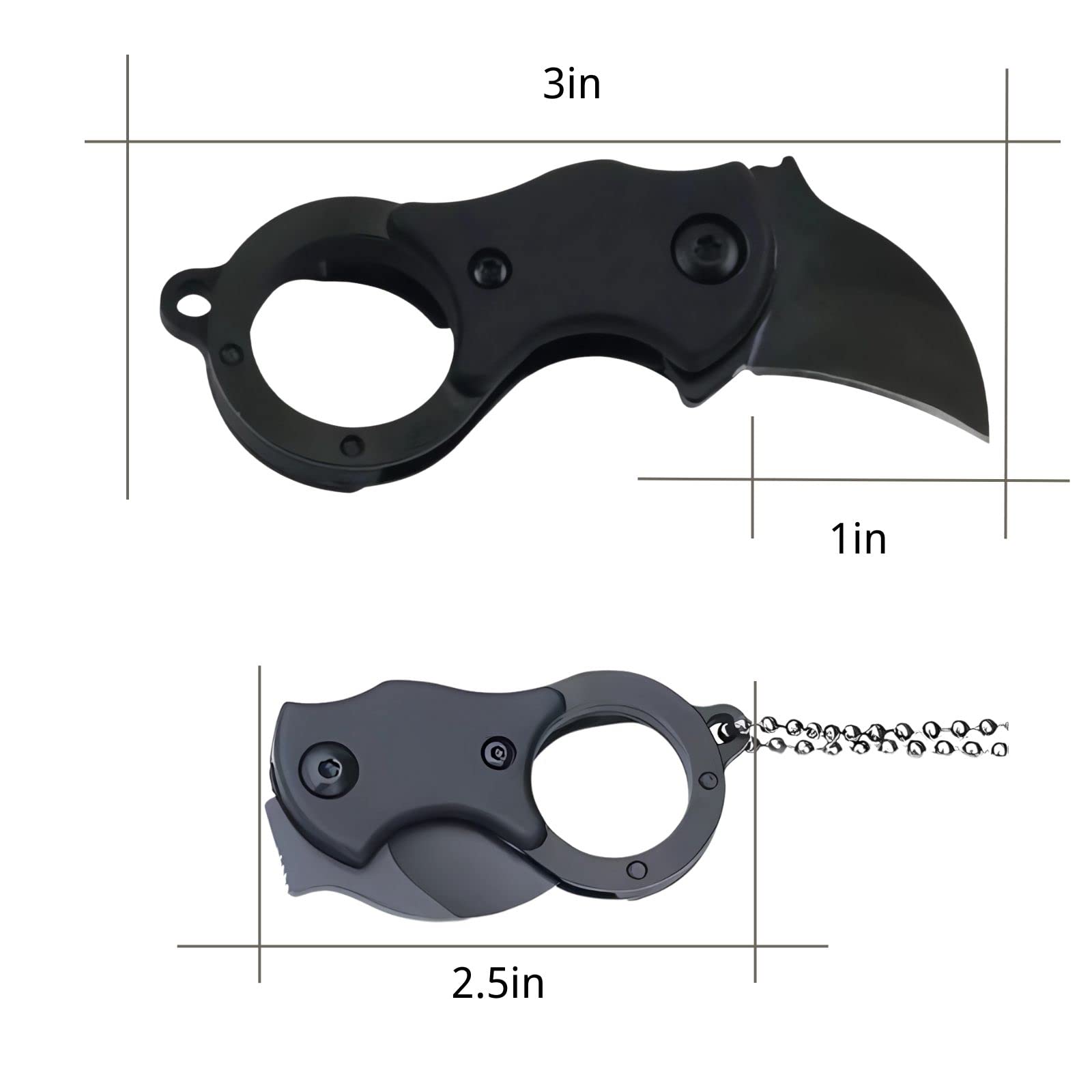 SWBIYING Pocket Knives & Folding Knives,Pocket Knife for Men,Neck Knife Necklace,Tactical Knife Keychain Clip,Edc Knife,Small Mini Pocket Knife,Cool Gadgets Survival,Key Accessories