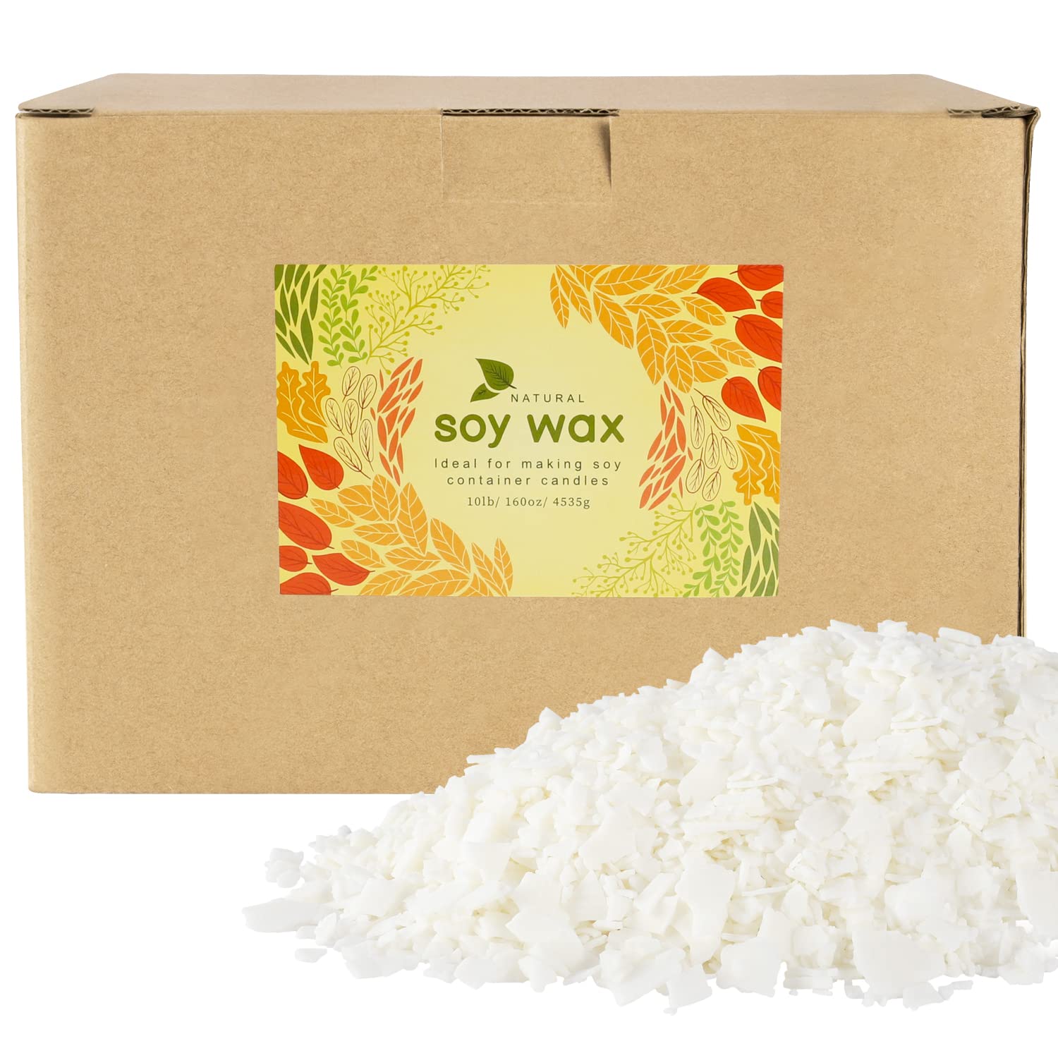 Natural Soy Wax DIY Candle Making Supplies-Soy Wax Flakes-DIY Candle 2 lb (32 oz)