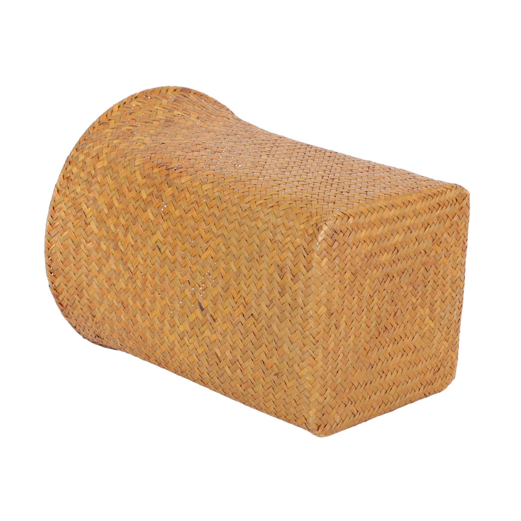 Cabilock Blanket Round Woven Waste Paper Bin:Paper Wastebasket Garbage Container Bin Rubbish Basket Natural Wastebasket Garbage Bin for Bathroom Essentials Storage Cubes Storage Cubes