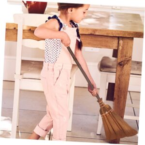 SHOWERORO 1Pc Creative Hand Made Broom and Dustpan for Children Educational Toy for Kids to Learn Housekeeping and Dust Removal