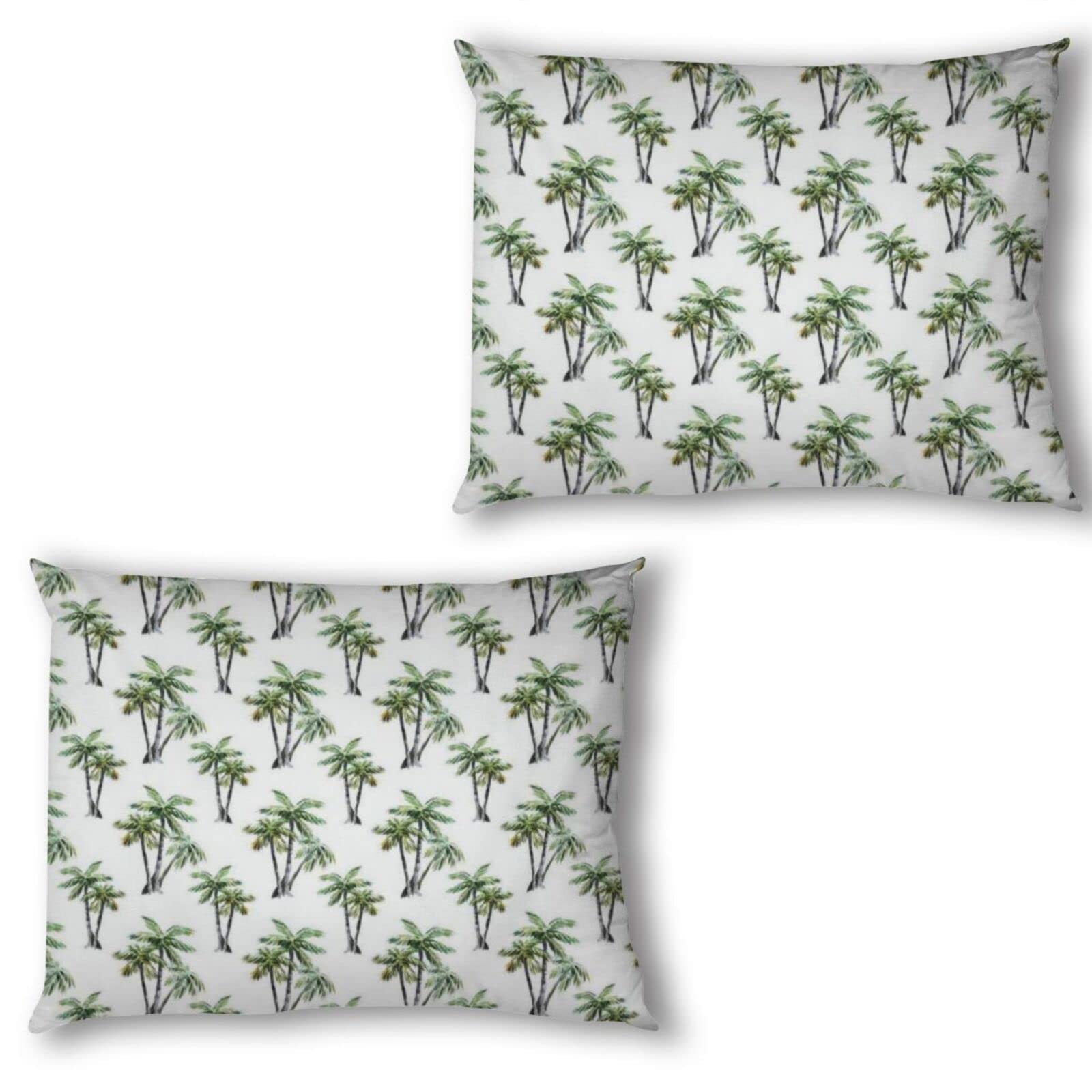 Tropical Theme 3 Pieces Duvet Cover Set Twin/Twin XL Size，Bedding Retro Tropical Jungle Print Duvet Cover，Breathable Washable Wrinkle,Fade,and Stain Resistant with Zipper Closure （White，Twin/Twin XL）