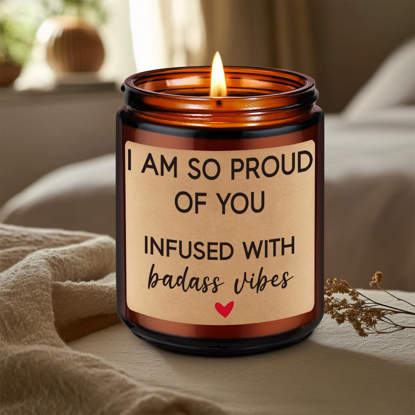 Fairy's Gift Scented Candles - Proud of You Gifts for Her, Him, Graduation Gifts, Congratulations Gifts for Women, Men - Job Promotion Gifts, Divorce Gifts, Badass Women Gifts for Friend, BFF, Bestie