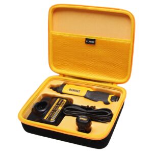 ltgem case compatible with dewalt dcf682n1/ dcf680n2 8v max cordless screwdriver, batteries and charger, case only