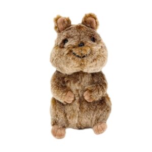 whrigud kawaii quokka kangaroo plush stuffed animal lifelike short tail kangaroo plushie pillow plush toy soft stuffed squirrel pillows for kids gifts home decor 8.5'' (quokka)