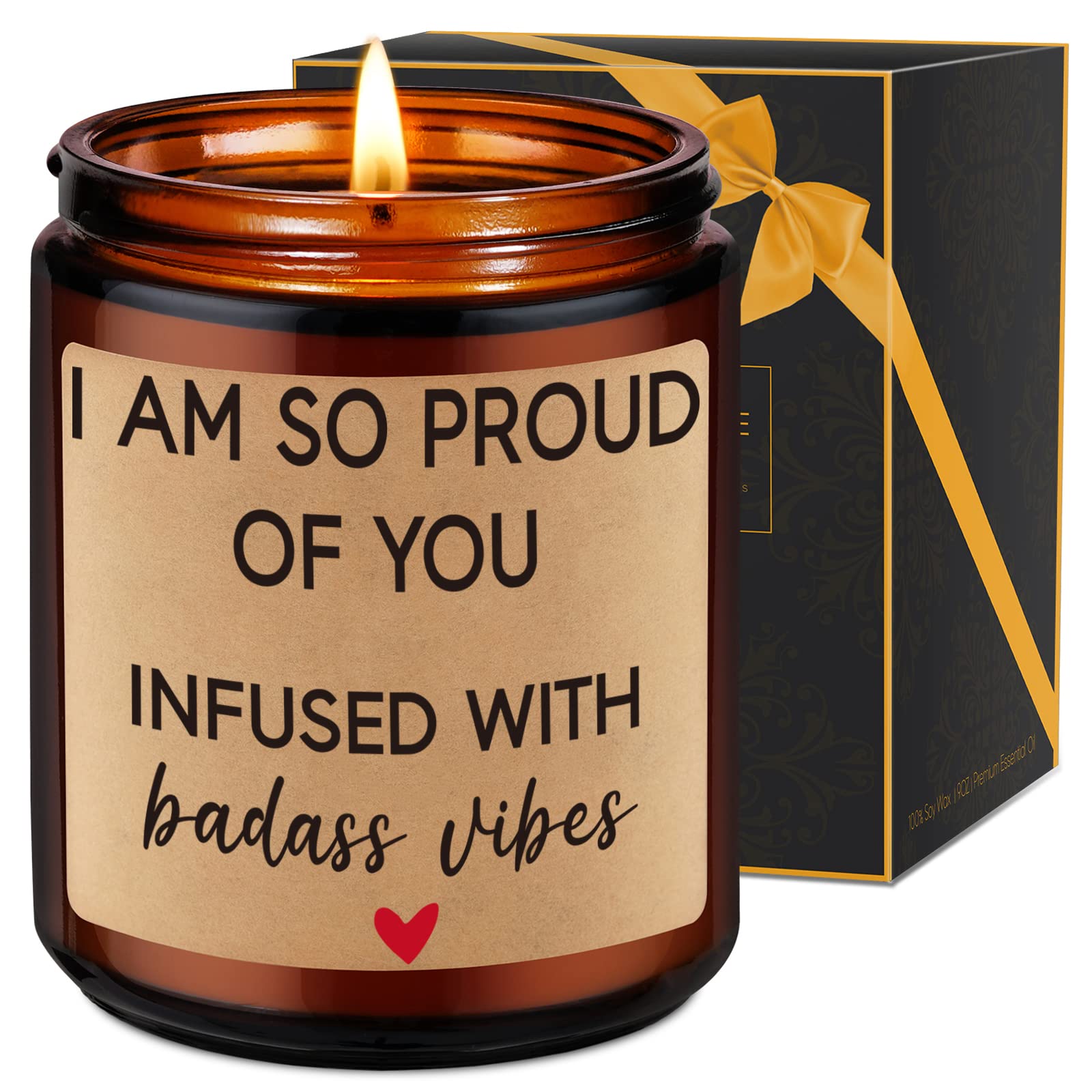 Fairy's Gift Scented Candles - Proud of You Gifts for Her, Him, Graduation Gifts, Congratulations Gifts for Women, Men - Job Promotion Gifts, Divorce Gifts, Badass Women Gifts for Friend, BFF, Bestie