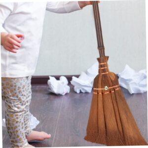 SHOWERORO 1Pc Creative Hand Made Broom and Dustpan for Children Educational Toy for Kids to Learn Housekeeping and Dust Removal