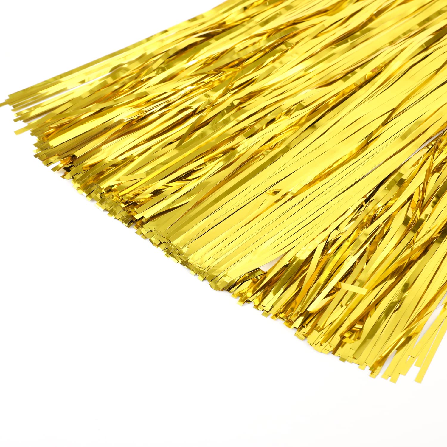 KADUOS 3 Packs 10 Feet Foil Fringe Garland Gold Streamers for Birthday Graduation Banner Disco Party Decorations