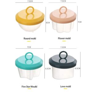 Egg egg Boiler HEITIGN 15 * 14 * 7 4 PCS Silicone Egg Poaching Cups Egg Cooker Nonstick Poached Egg Maker for Cooking Breakfast Egg Sandwiches