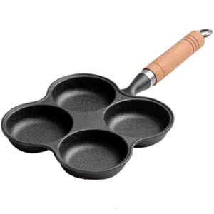 Egg Frying Pan Nonstick 4 Cups Pancake Pan Easy Clean Egg Cooker Omelet Pan for Breakfast, Plett, Crepe Pan, Suitable for Induction Cooker Electric Ceramic Stove