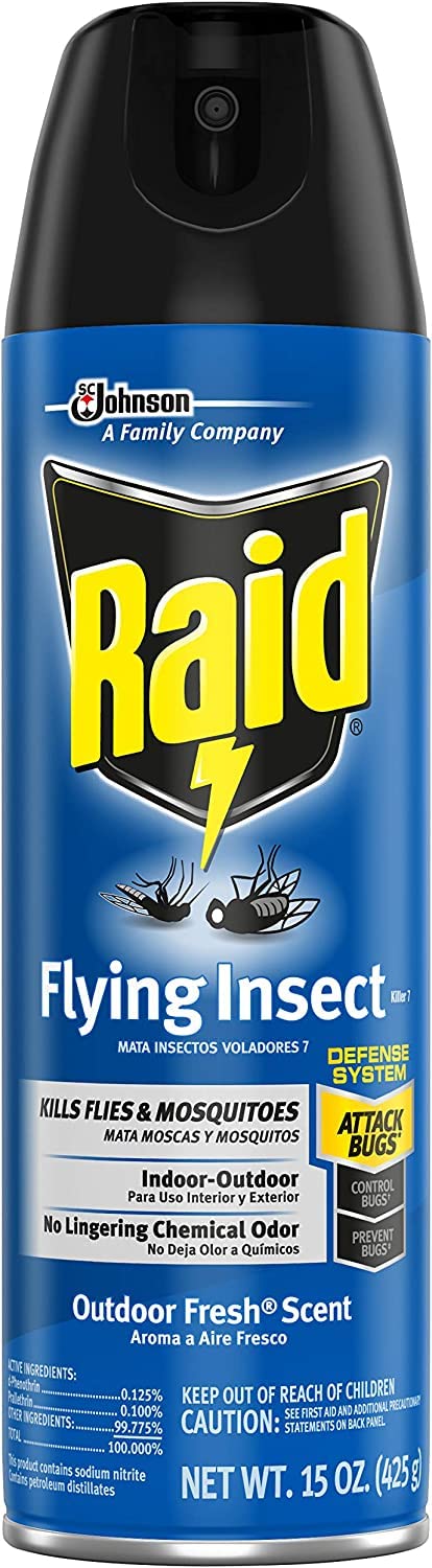 Raid Flying Insect Killer,15 Ounce (Pack of 4)