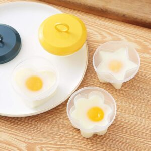 Egg egg Boiler HEITIGN 15 * 14 * 7 4 PCS Silicone Egg Poaching Cups Egg Cooker Nonstick Poached Egg Maker for Cooking Breakfast Egg Sandwiches