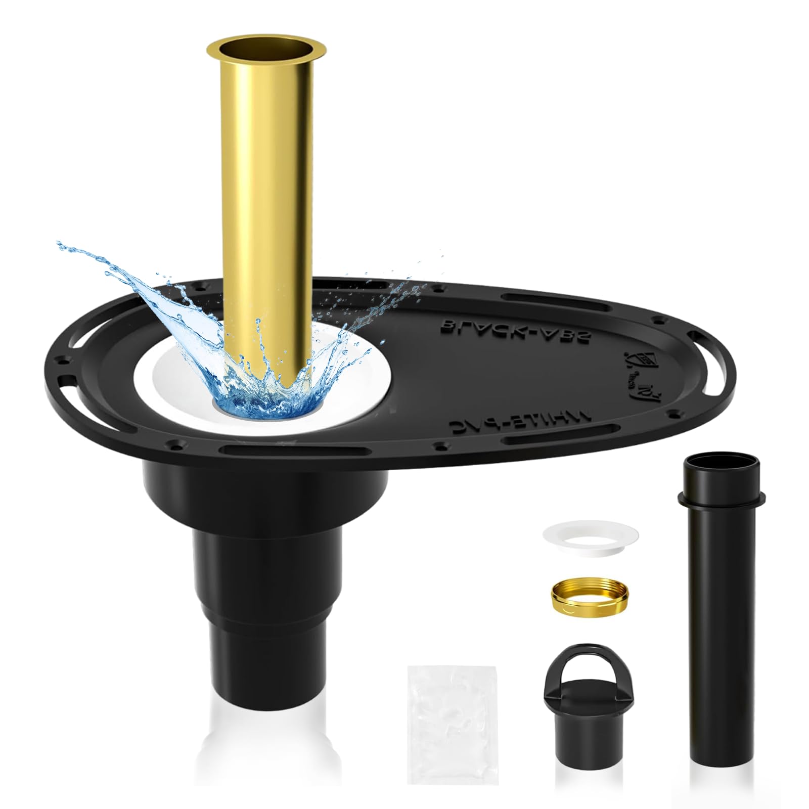 Freestanding Tub Drain Kit - Free Standing Tub Drain Rough-in kit for Freestanding Bathtub with Brass Pipe and ABS Pipe