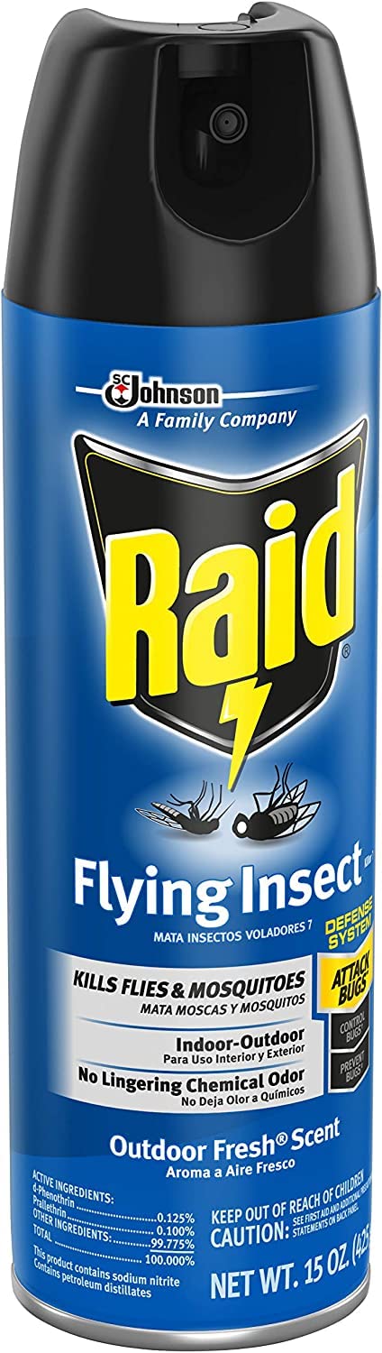 Raid Flying Insect Killer,15 Ounce (Pack of 4)