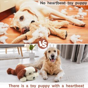 CZTNNZK Heartbeat Puppy Toy for Anxiety Relief Dog Behavioral aid Toy for Puppies Sleep Aid Separation Anxiety Soother .for Small Medium and Large Dogs Calming Aid Heartbeat Plush Toys.