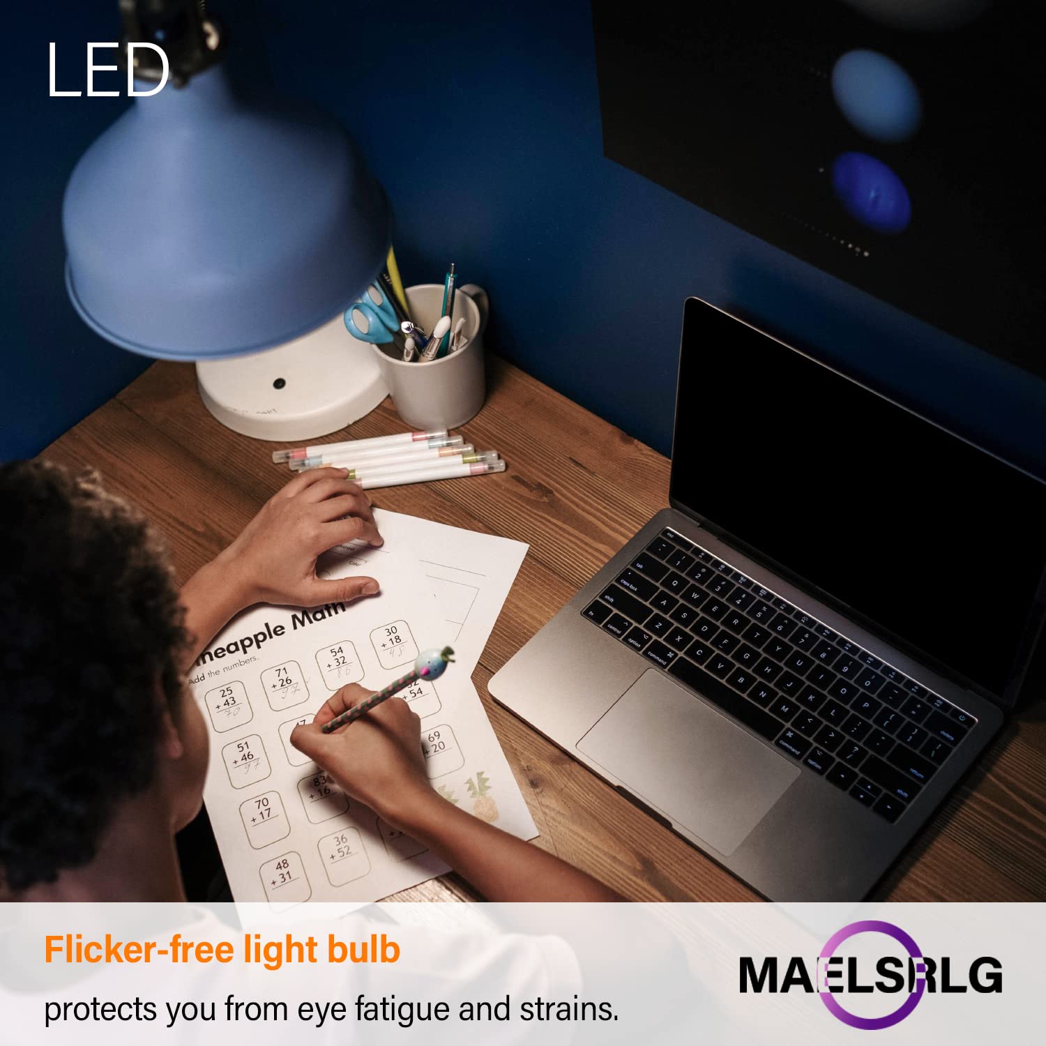 Maelsrlg R14 LED Bulb 4W(40W Equivalent) Mini Reflector Flood Light Bulbs 2700K Soft White, Curio Cabinet Light Bulb, Non-Dimmable, E26 Base Short Light Bulbs, 4-Pack