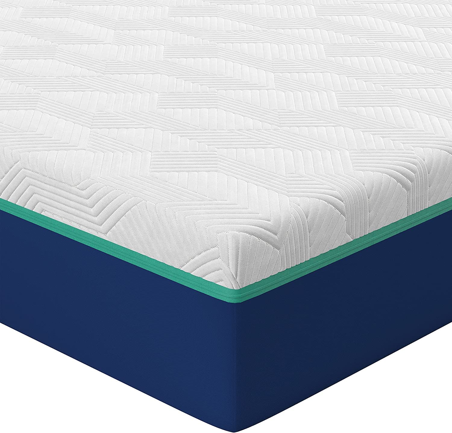 Nautica Home 10" Restore Innerspring Hybrid Mattress Quilted Memory Foam Cover: High Density Comfort Latex Foam Layer with Bonnell Support Coil Springs Base, Twin XL