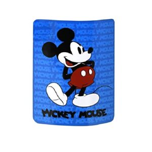 Mickey 45 x 60 Fleece Throw Blanket | Fun Mickey Mouse Fleece Soft Throw Blanket for Girls & Boys | Lightweight Fabric Bed Cover | Cool Bedroom Decor | Kids Comfortable Cozy Throw Blanket