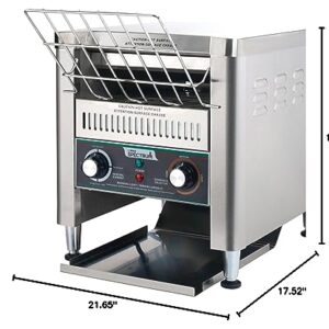 Winco ECT-300 Commercial Conveyor Toaster, 300 Slices/Hour