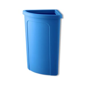 zedfire recycling bin, 21 gallon corner round trash can, crack-resistant, commercial durable garbage can, reinforced bottom, ideal for home, kitchen, bar, hotel, restaurant, school