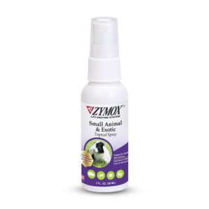 zymox small animal & exotic topical spray, 2 oz. – supports healthy skin for dog, cat, rabbit, guinea pig, ferret, hamster, chinchilla, monkey