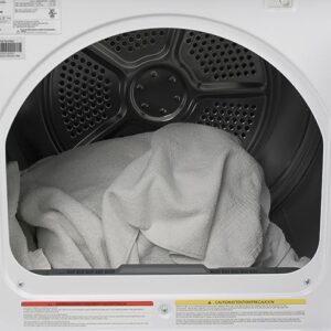 West Bend Clothes Dryer Front Load Gas, 6.7-Cu.Ft, White