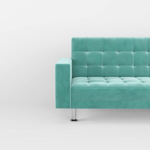 Gold Sparrow Houston Sectional, Aqua