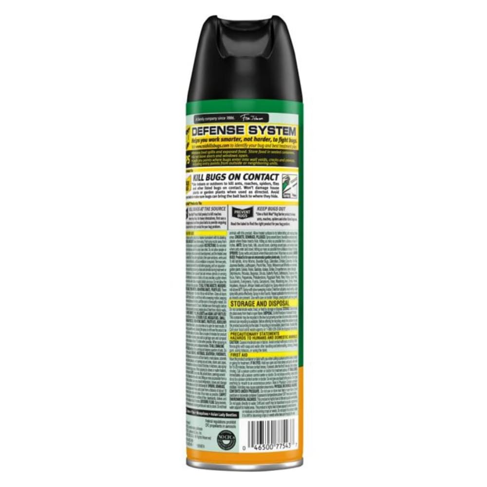 Raid House & Garden Insect Killer Spray, Orange Scent 11 Ounce (Pack of 2)