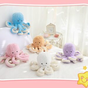 YYFRIEND Cute Cartoon Plush Toy Simulation Octopus Toy Sleeping Pillow